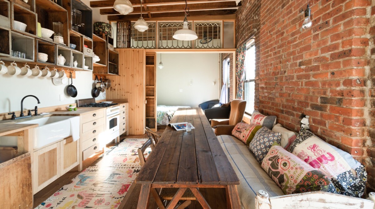 delikatissen Williamsburg vintage viaje vacaciones Nueva York new york style loft ladrillo visto Exposed brick walls estilo industrial eclectic style Brooklyn bohemio apartamento Alquiler vacacional 